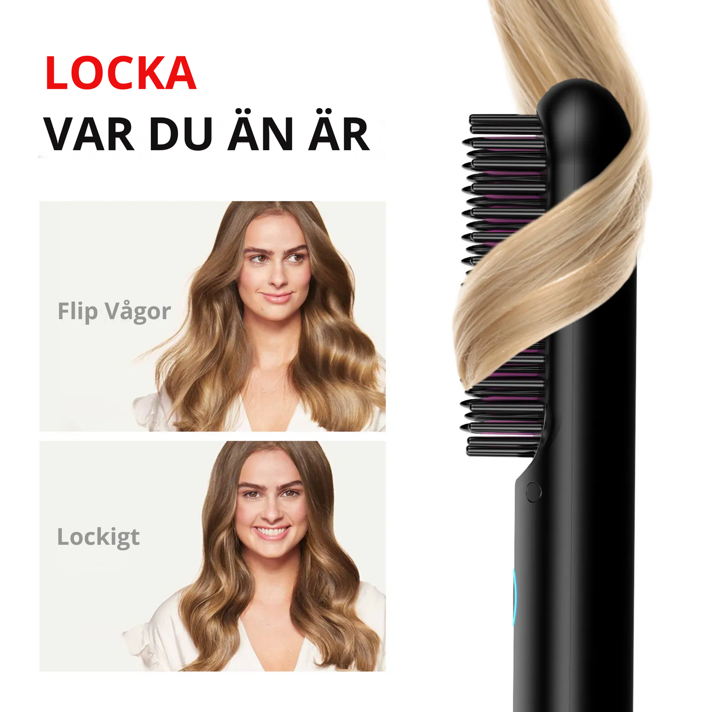 Kitchik Cordless Heat Brush