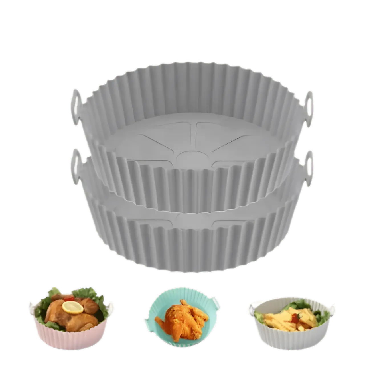 Kitchik EcoAir Silikonformar 2st - Glöm airfryers röran!