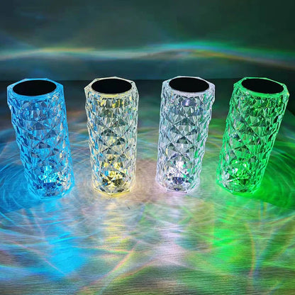 CrystalGlow Lampa - Upplev en värld av färger och elegans.