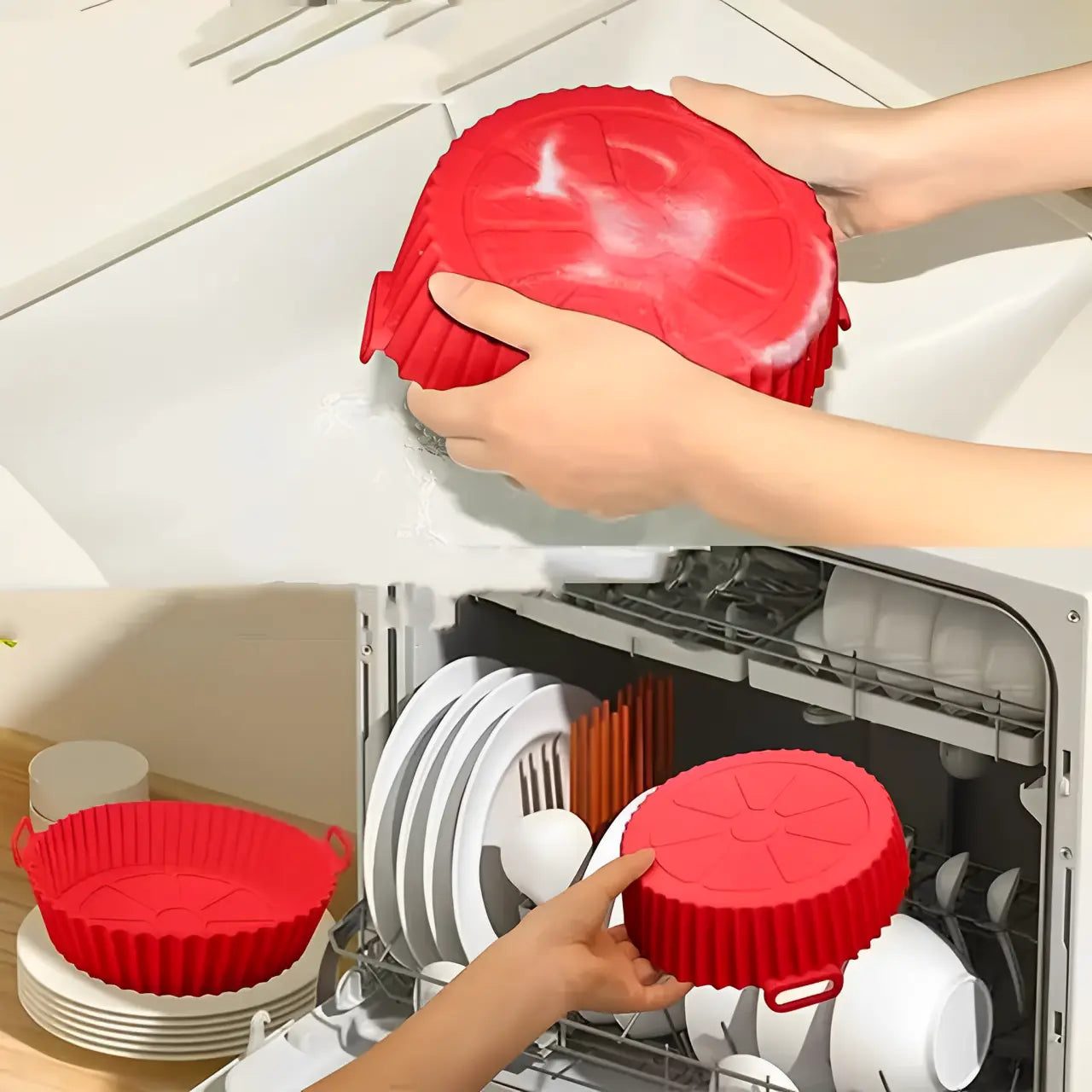 Kitchik EcoAir Silikonformar 2st - Glöm airfryers röran!