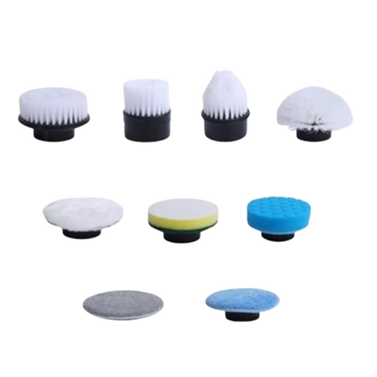 Kitchik PowerScrub Borstsätt – 9 delar